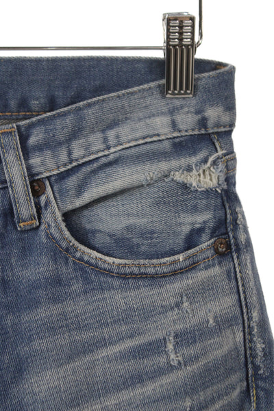 Moussy Womens Straight Blue Cotton Jeans Mid Rise Size 25