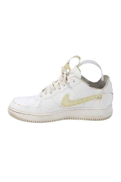Nike Men's Leather Lace Up Trainer Athletic Sneakers White Size 9