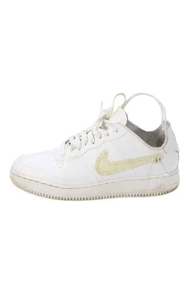Nike Men's Leather Lace Up Trainer Athletic Sneakers White Size 9