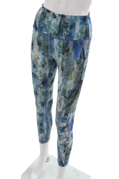 Lululemon Women Multicolor Geometric Capri Leggings Size 6