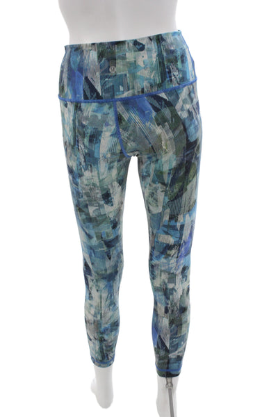 Lululemon Women Multicolor Geometric Capri Leggings Size 6