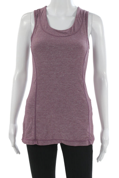Lululemon Women Basic Sleeveless Scoop Neck Performance Tank Purple Size 4