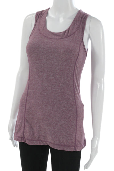 Lululemon Women Basic Sleeveless Scoop Neck Performance Tank Purple Size 4