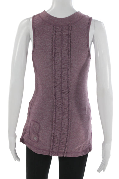 Lululemon Women Basic Sleeveless Scoop Neck Performance Tank Purple Size 4