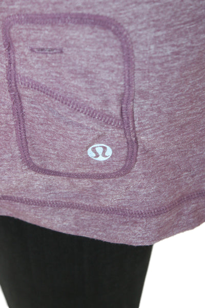 Lululemon Women Basic Sleeveless Scoop Neck Performance Tank Purple Size 4
