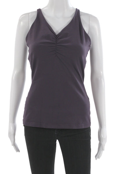Lululemon Women Basic V-Neck Tank Red Athletic Size 4