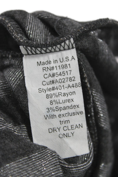 Bailey 44 Womens Gray Striped Scoop Neck Sleeveless Tunic Rayon Blend Size M