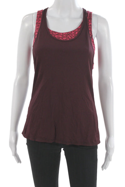 Lululemon Womens Purple Scoop Neck Sleeveless Athletic Tank Size 4