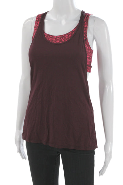 Lululemon Womens Purple Scoop Neck Sleeveless Athletic Tank Size 4