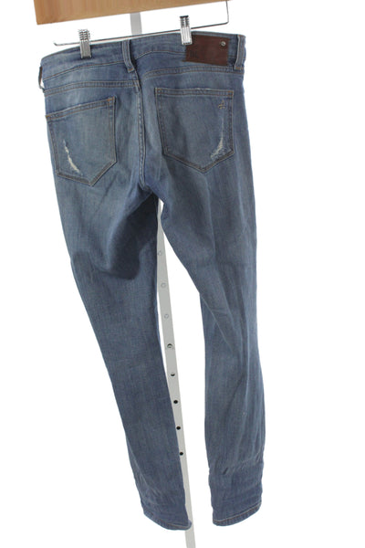 DL1961 Women Skinny Jeans Blue Mid Rise Button Size 26