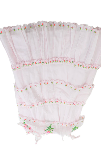 Love By Nellystella Childrens Girls Floral Embroidered Sun Dress Pink Size 4