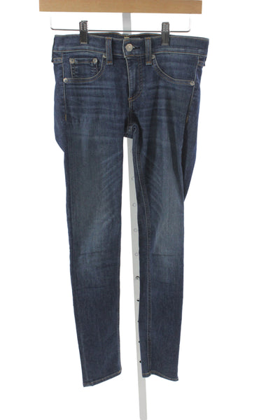 Rag & Bone Jean Womens Skinny Blue Jeans Size 25