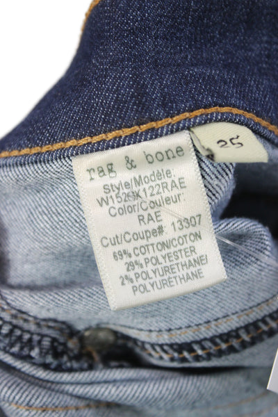 Rag & Bone Jean Womens Skinny Blue Jeans Size 25