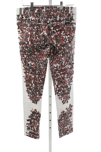 Joes Womens Multicolor Skinny Cotton Geometric Jeans Mid Rise Size 25