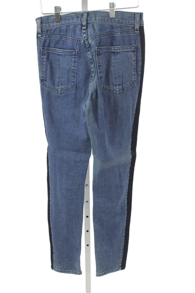 Rag & Bone Women Skinny Mid-Rise Blue Cotton Jeans Size 26