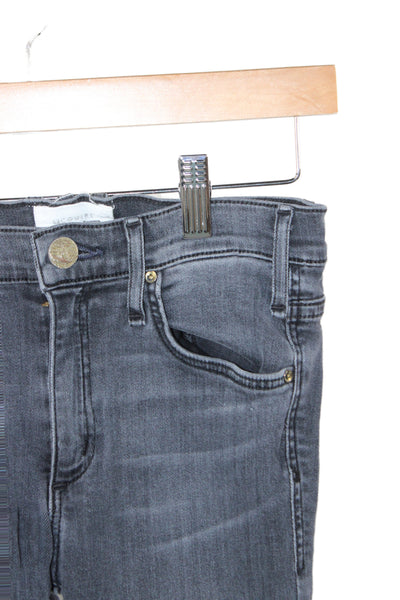 McGuire Women Flared Gray Cotton Jeans Size 25