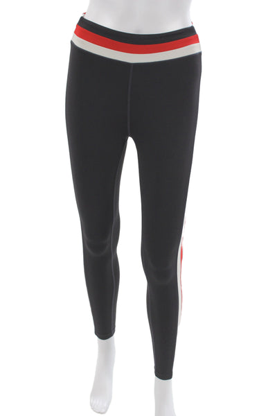 Splits59 Women Black Supplex Colorblock V-Neck Sleeveless Pants Set Size XS