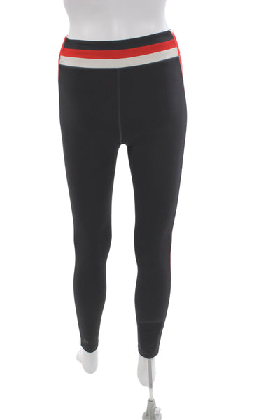 Splits59 Women Black Supplex Colorblock V-Neck Sleeveless Pants Set Size XS