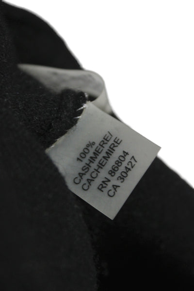 Magaschoni Collection Women Cashmere Turtleneck Sweater Black Size S