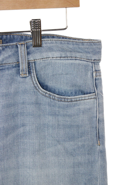 Joes Jeans Women Wide-Leg Blue High-Rise Cotton Jeans Size 31