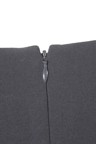 ABS Allen Schwartz Womens Sheath Dress Black Boatneck Short Sleeve Size 6