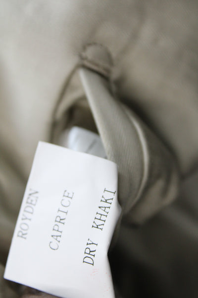 Theory Mens Beige Cotton Blazer Button Closure Size 40