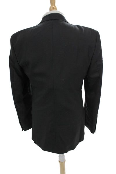 Marc By Marc Jacobs Mens Tuxedo Suit Jacket Black Wool Button Size L