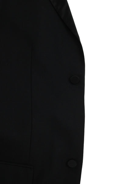Marc By Marc Jacobs Mens Tuxedo Suit Jacket Black Wool Button Size L