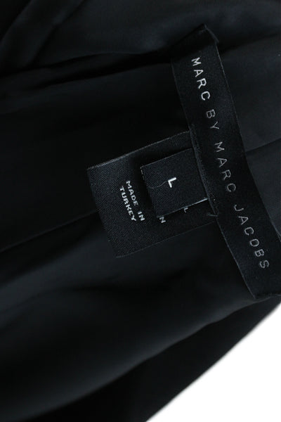 Marc By Marc Jacobs Mens Tuxedo Suit Jacket Black Wool Button Size L