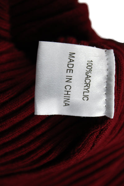 Seek The Label Womens Bodycon Sweater Mini Dress Red Size S