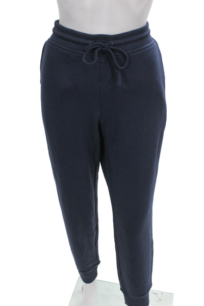 Vineyard Vines Women Blue Rayon Drawstring Jogger Pants Size S