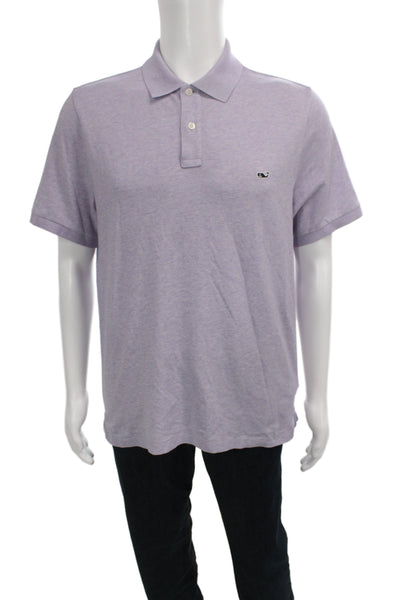Vineyard Vines Mens Purple Nautical Polo Size M
