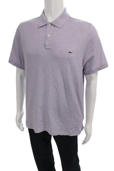 Vineyard Vines Mens Purple Nautical Polo Size M