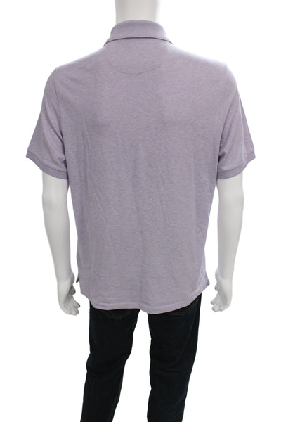 Vineyard Vines Mens Purple Nautical Polo Size M