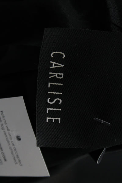 Carlisle Women Basic Jacket Black Polyester Long Sleeve Professional Size 8