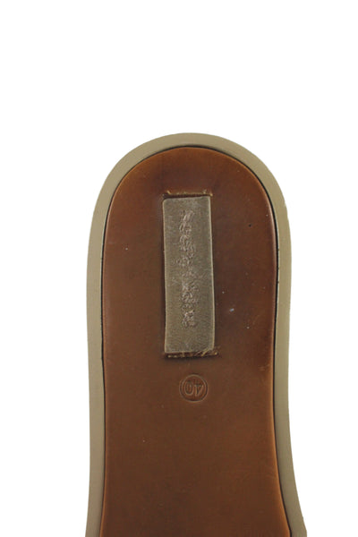 See by Chloe Womens Leather Slide On Sandals Black Size 40 10