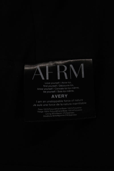 AFRM Womens Cropped Strapless Tank Black Sleeveless Size XS