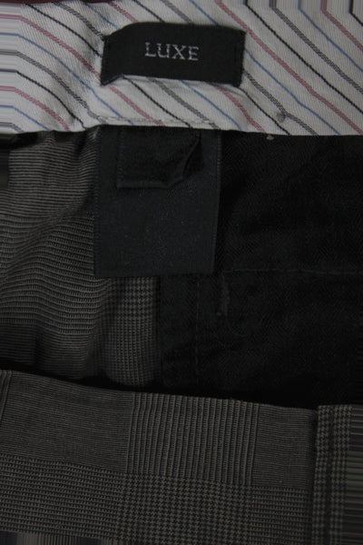 John Varvatos Star USA Mens Gray Dress Pants Cotton Blend Size 38