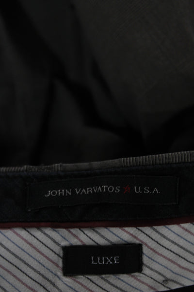John Varvatos Star USA Mens Gray Dress Pants Cotton Blend Size 38