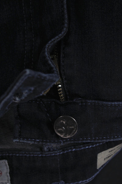 AG Adriano Goldschmied Womens Skinny Jeans Blue Mid Rise Inseam 28 Size 29