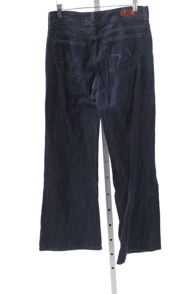 AG Adriano Goldschmied Women Bootcut Jeans Blue High Rise Cotton Size 30