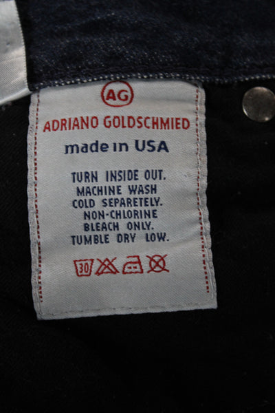 AG Adriano Goldschmied Women Bootcut Jeans Blue High Rise Cotton Size 30