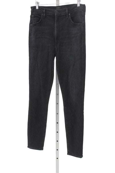 Citizens of Humanity Womens Skinny Jeans Black High Rise Size 30
