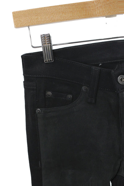 Rag & Bone Jean Womens Black Skinny Jeans Size 25