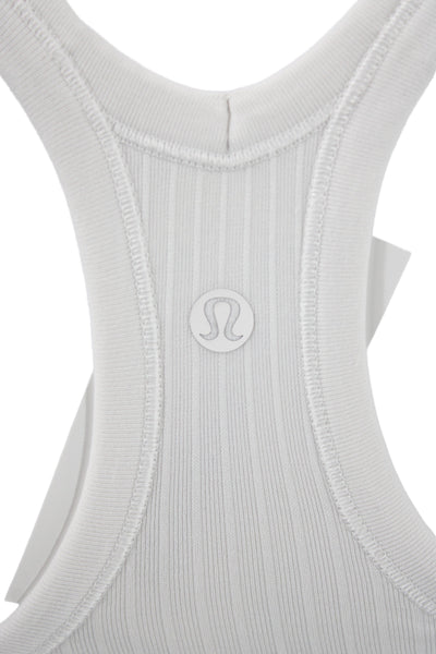 Lululemon Women Athletic Scoop Neck Sleeveless Tank White Size 2