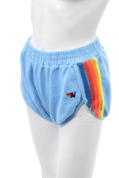 Nation LTD Womens Athletic Blue Cotton Blend Shorts Size XS