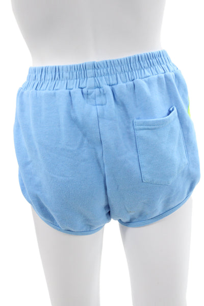 Nation LTD Womens Athletic Blue Cotton Blend Shorts Size XS