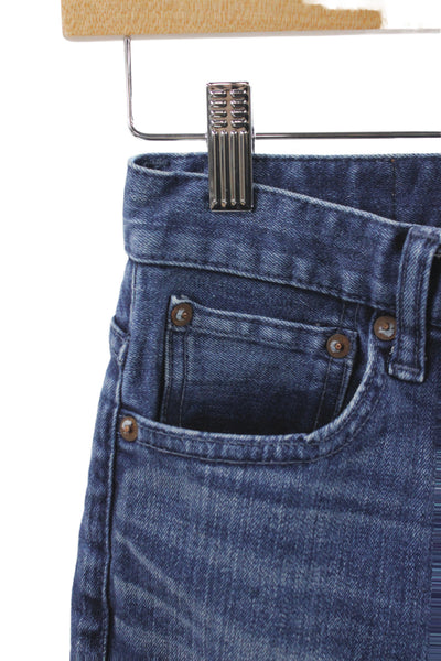 Moussy Womens Jeans Blue Mid Rise Cotton Size 25