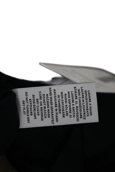 Della Ciana Mens Short Sleeve Collared Knit Polo Shirt Navy Cotton Size IT 54