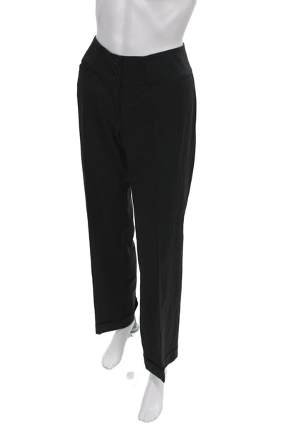 Dolce & Gabbana Women Black Virgin Wool Blend Dress Pants Size 40